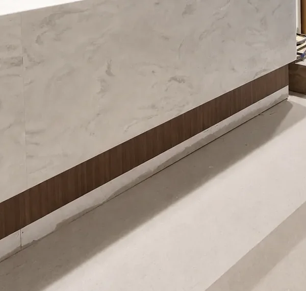 Solid surface nurse station counter